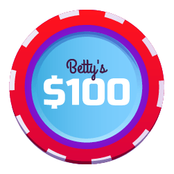 Betty Wins Casino - Comp Shop - 100 Betty Chip