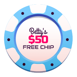 Betty Wins Casino - Comp Shop - 50 Betty Chip