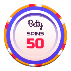 Betty Wins Casino - Comp Shop - 50 FS Betty Chip