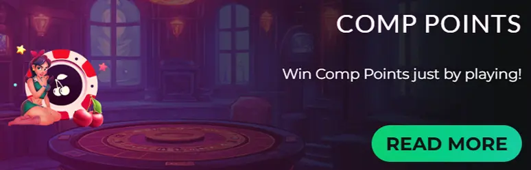 BETTY WINS CASINO REWARDS - COMP POINTS