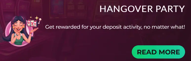 BETTY WINS CASINO REWARDS - HANGOVER PARTY