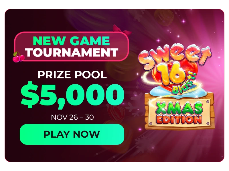 BETTY WINS CASINO TOURNAMENTS - SWEET16 TOURNAMENT