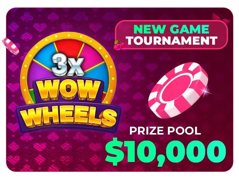 BETTY WINS CASINO TOURNAMENTS - WOW WHEELS TOURNAMENT