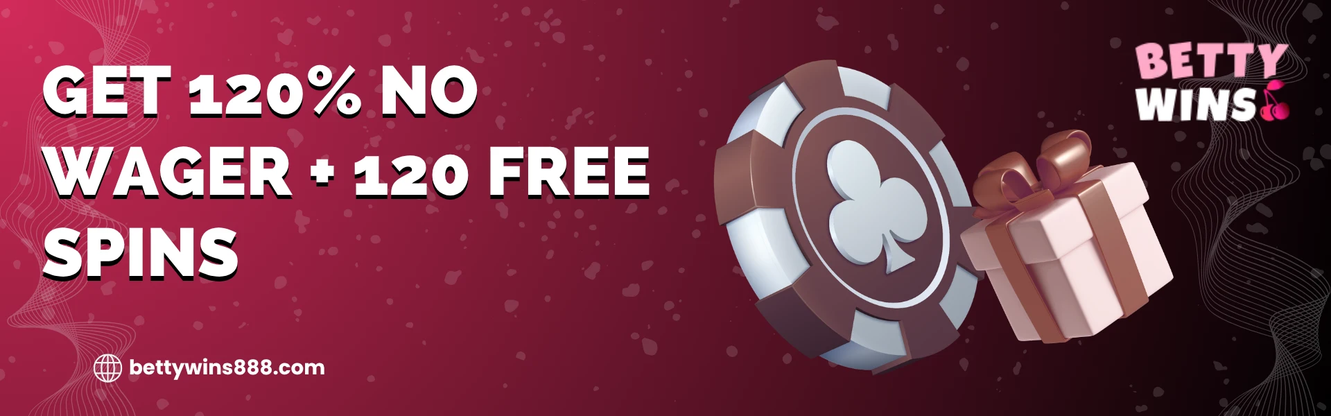 Get 120% No Wager + 120 Free Spins Betty Wins Canada